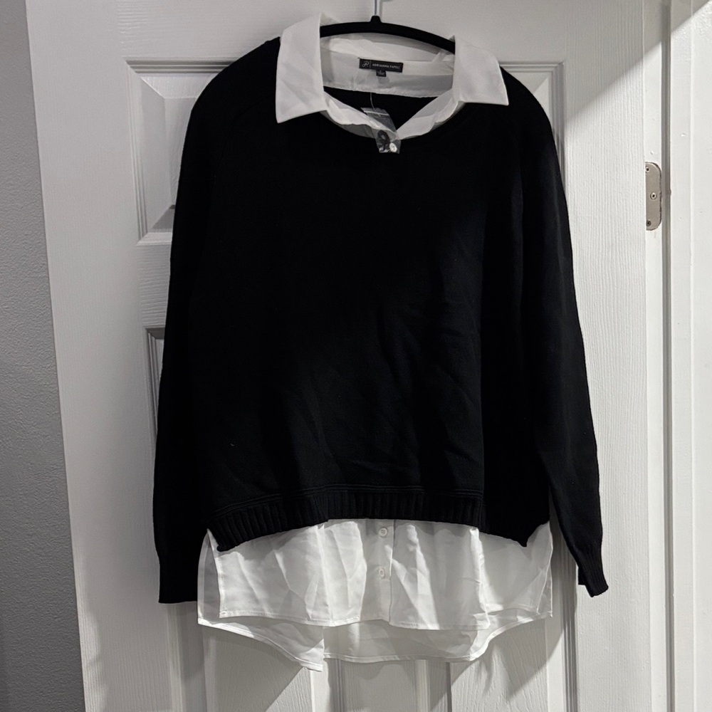 Black and White Women's Sweater